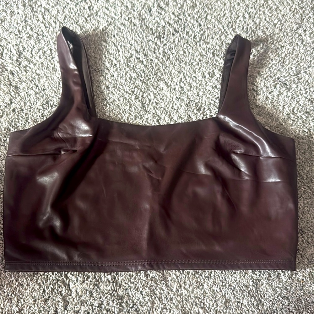 Express leather top
